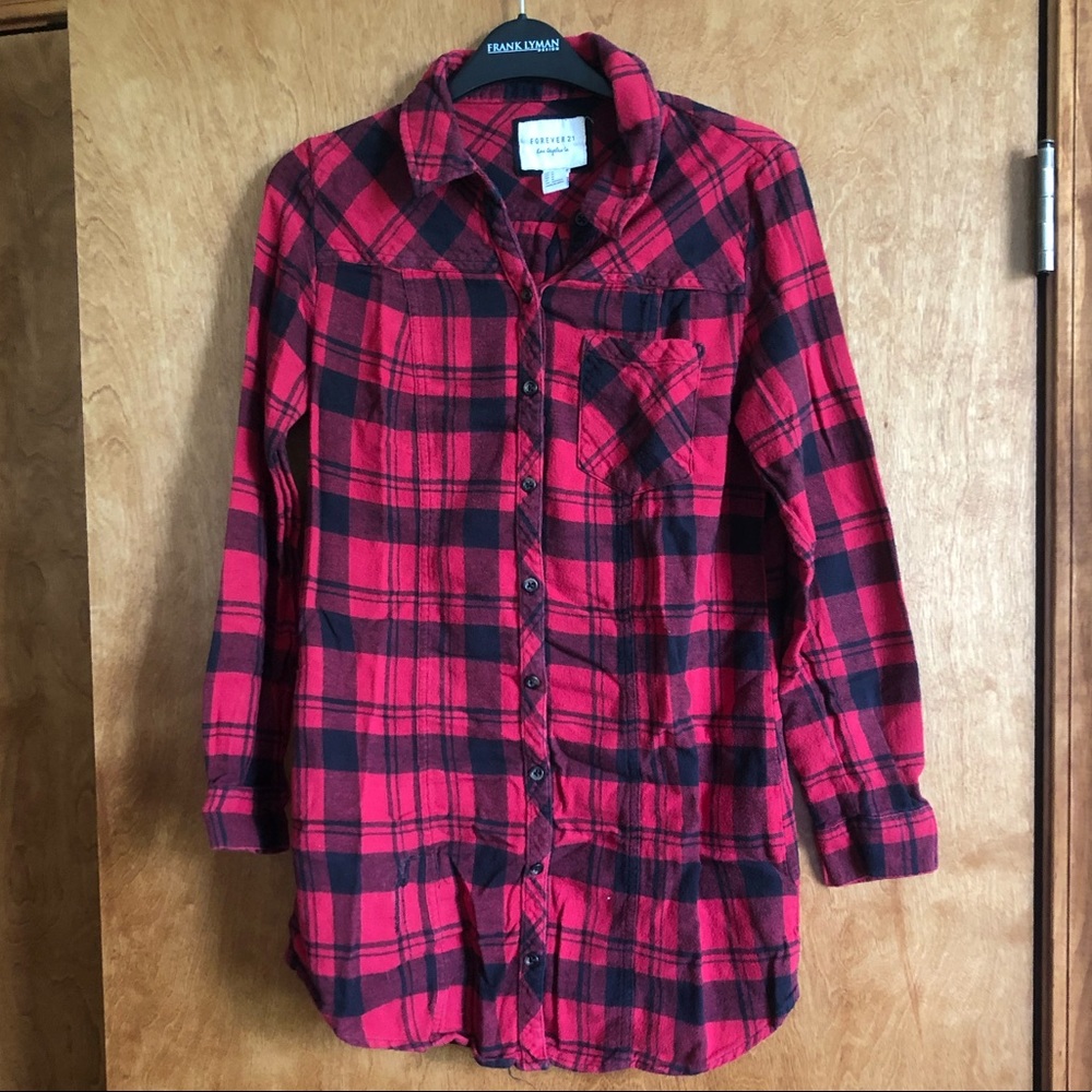 F21 BUFFALO PRINT FLANNEL